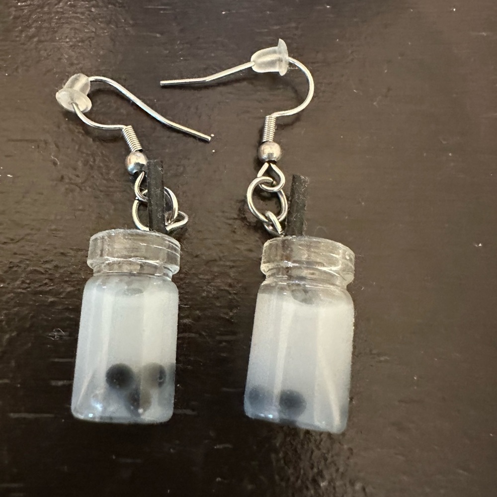 Cute Milk Tea Earrings